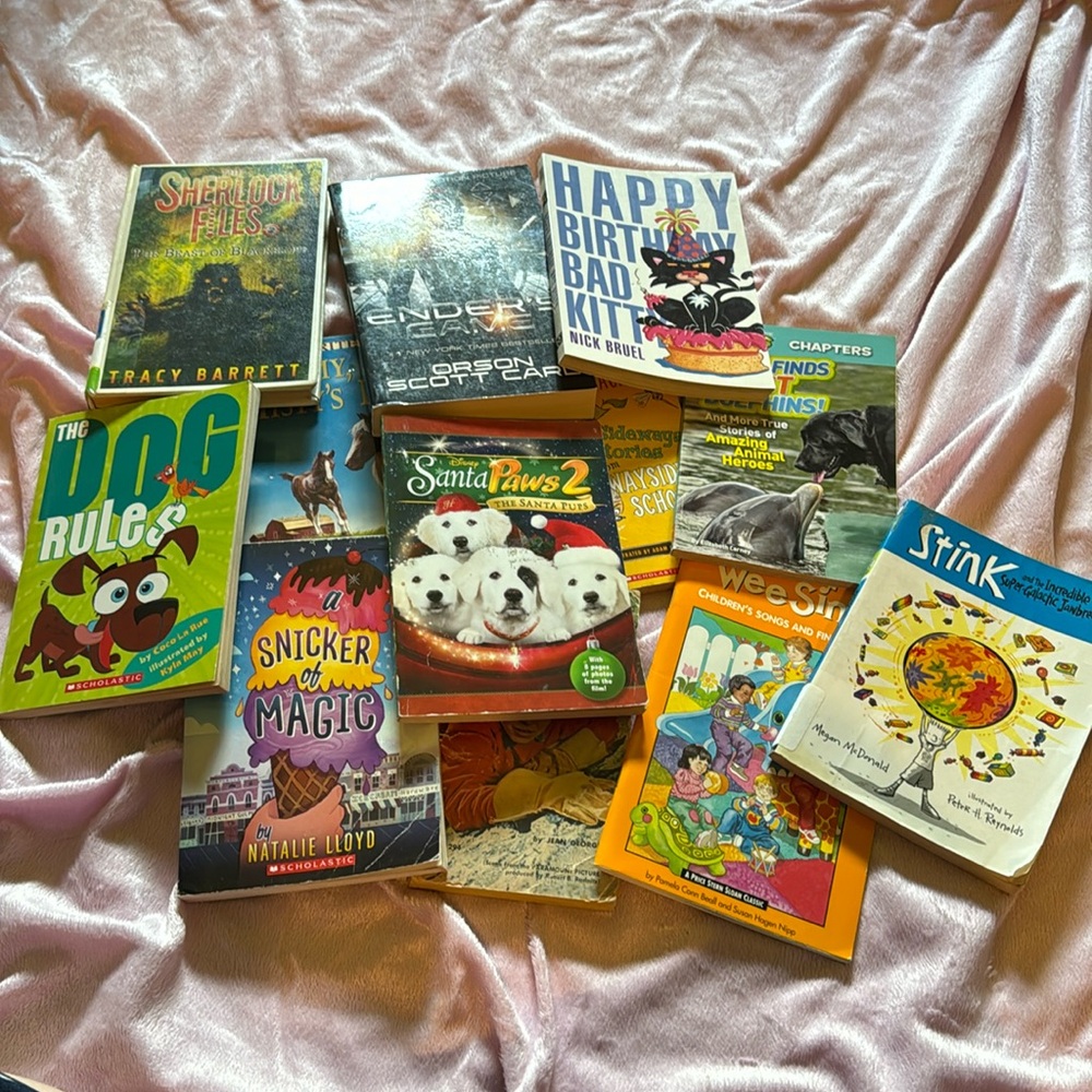 Children’s chapter books.